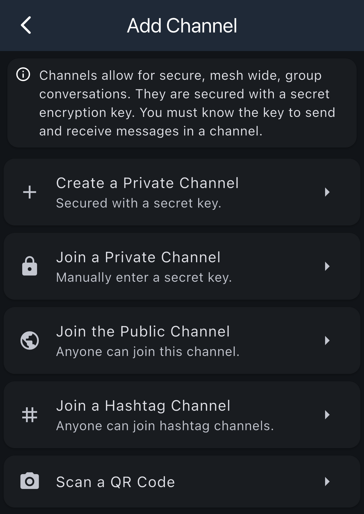 Add Channel