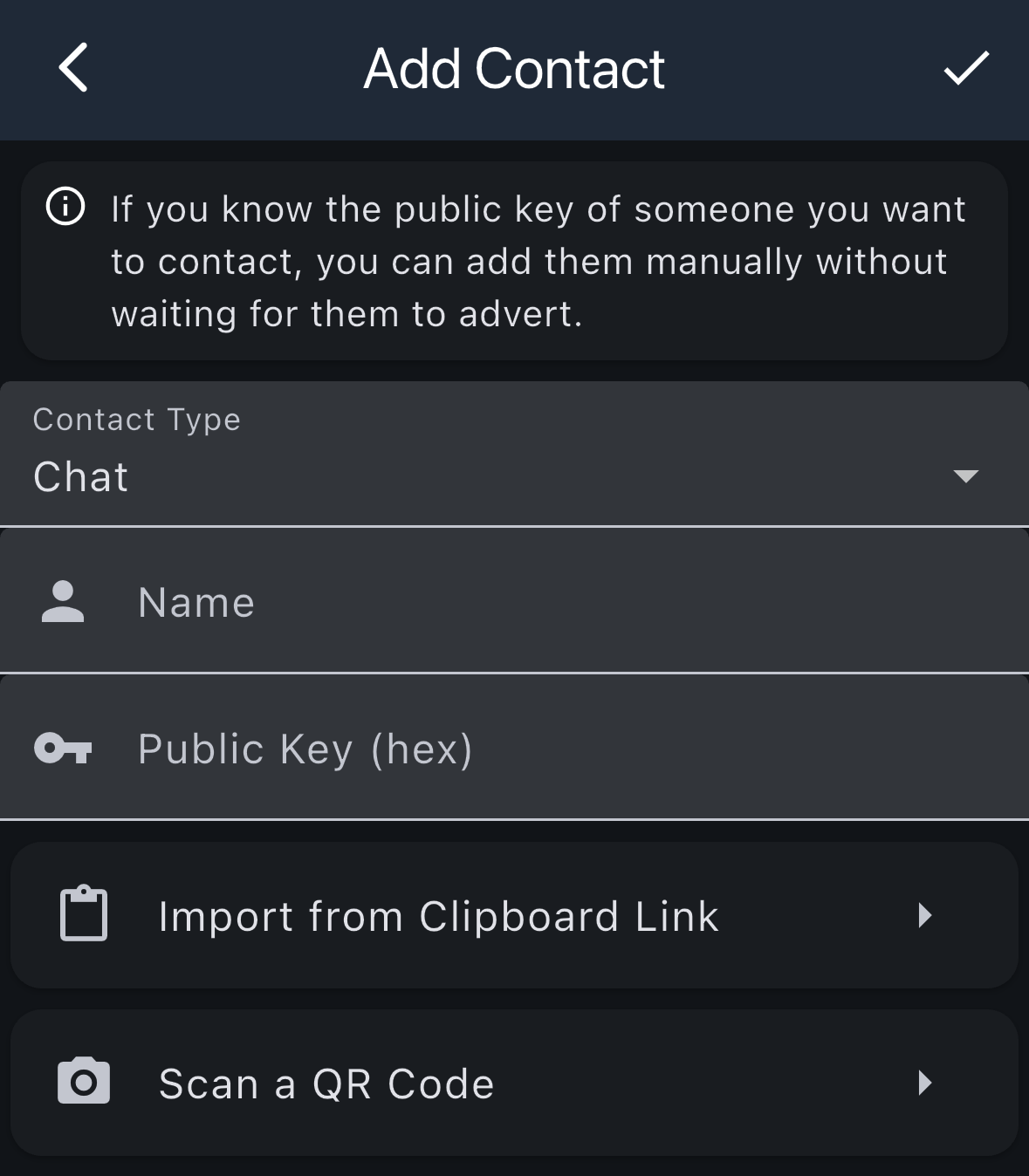 Add Contact