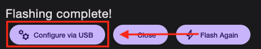 Flash Complete Button
