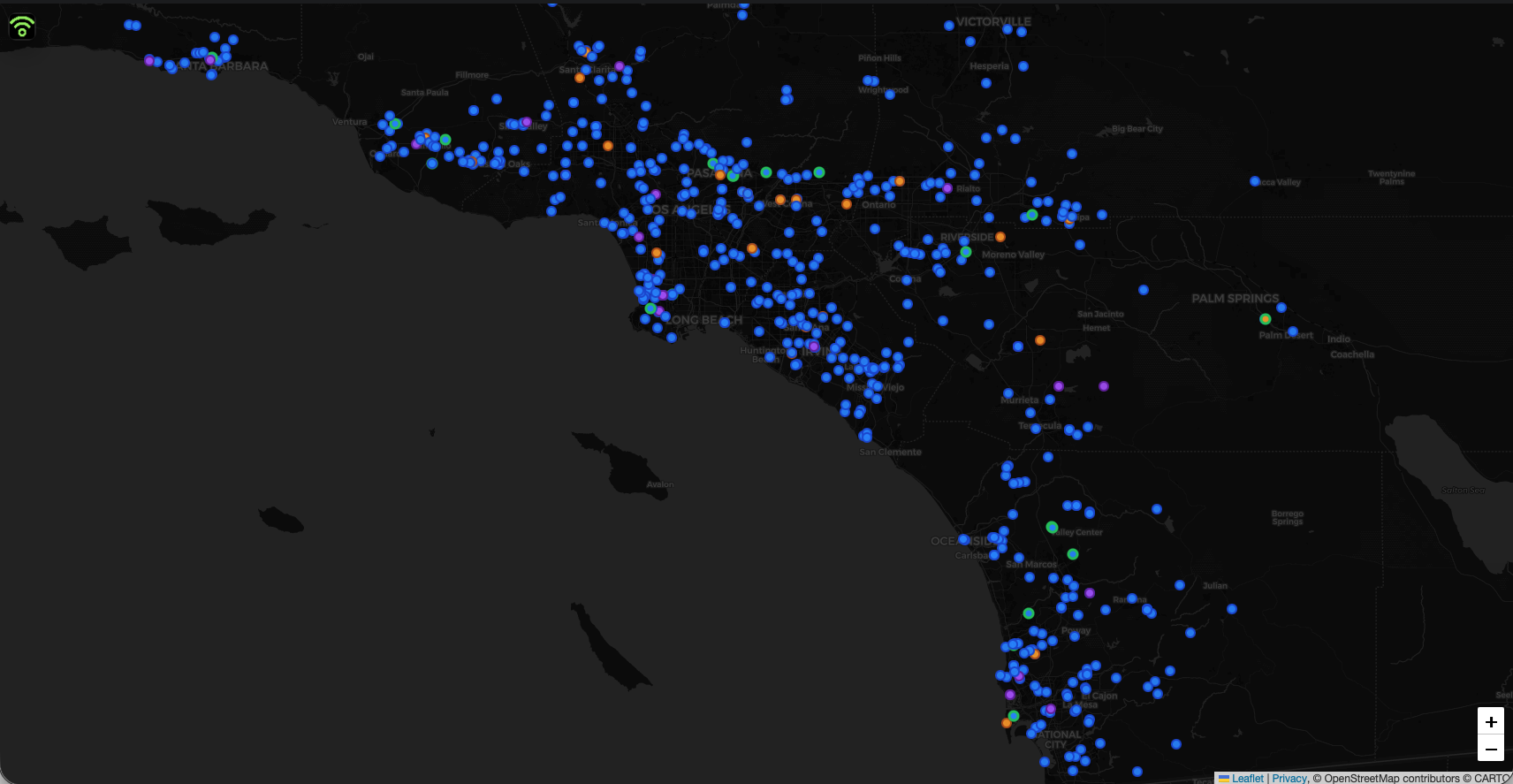 SoCal map
