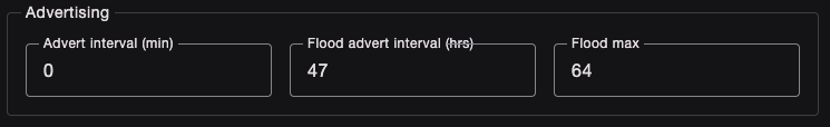 Repeater advertising