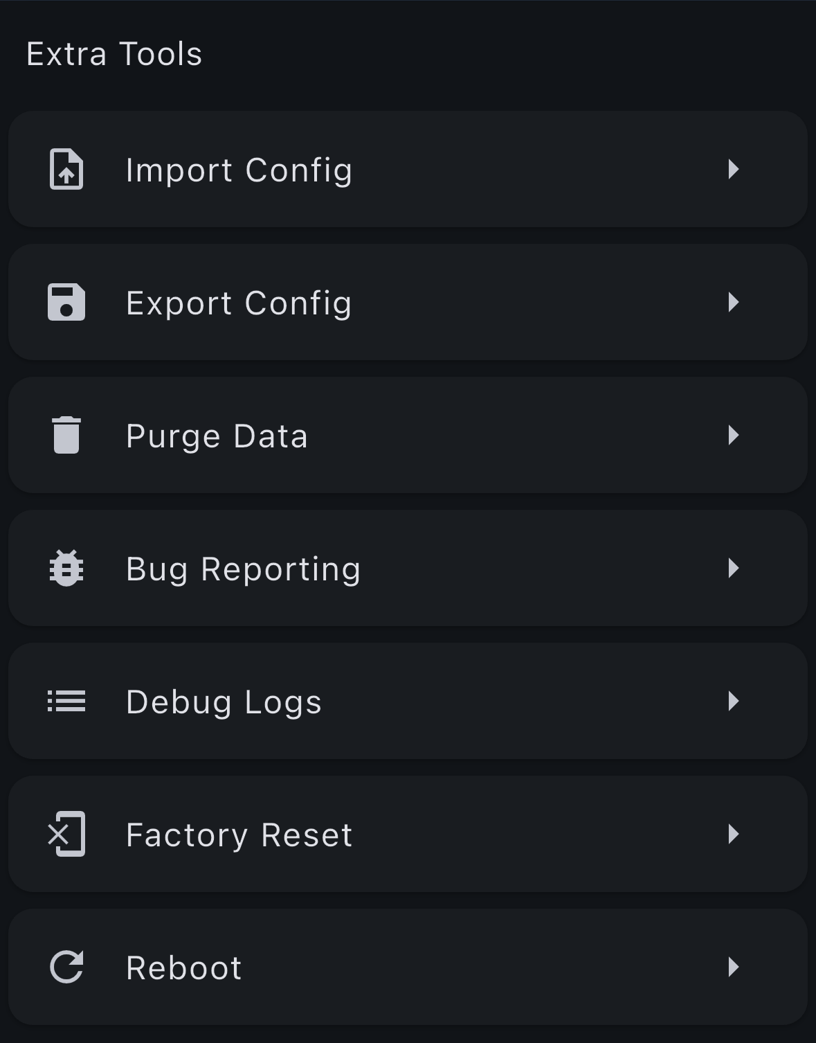 Settings Tools