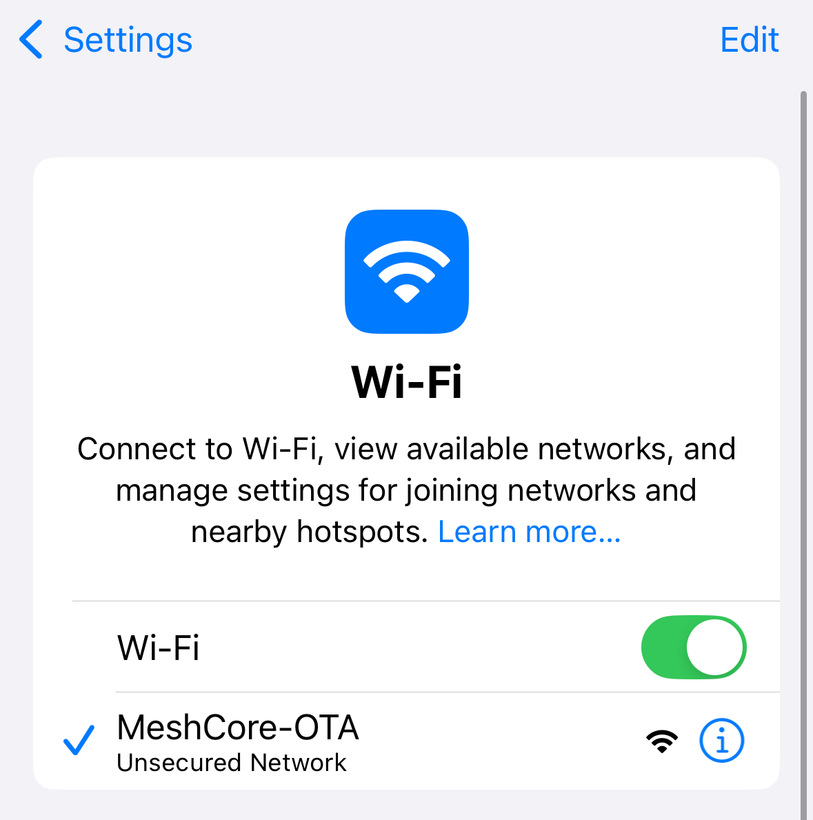 esp wifi ssid